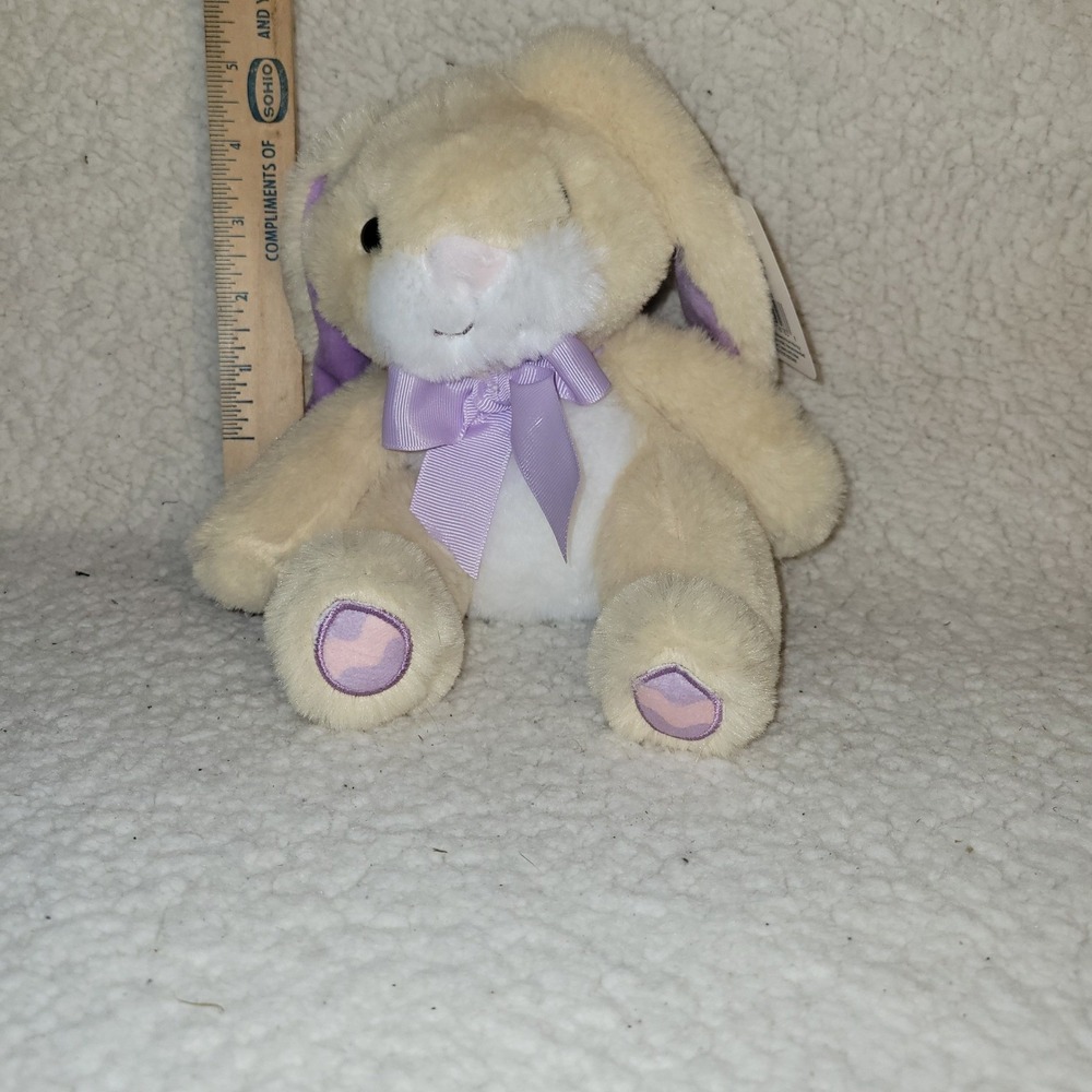 Joyward Easter Bunny Plush Set of 2 Cream Tan Floppy Ear Stuffed Animals NWT‎